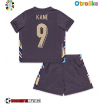 Otroške Nogometnih dresov Anglija Harry Kane #9 Gostujoči EP 2024 Kratki rokavi (+ hlače)